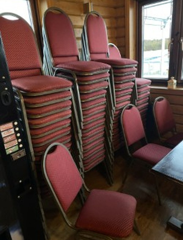 93x Wedding Banquet Chairs For Sale