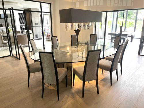 R. Griffiths Woodwear Ltd Wychwood Design Black Gloss Wooden Dining Chairs