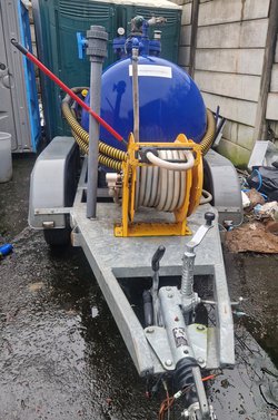 1500Ltr Vacuum Tank On Trailer For Sale