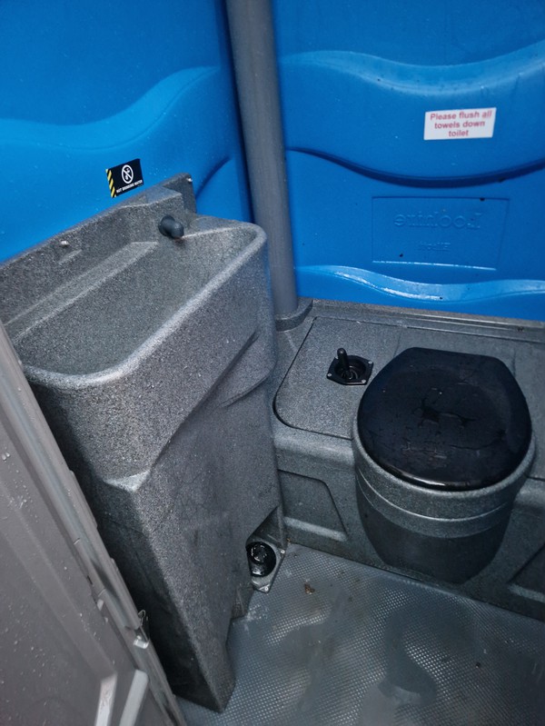 Used Single Unit Portable Toilets