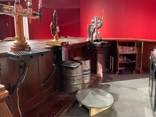 Bar counter - relocatable / free standing