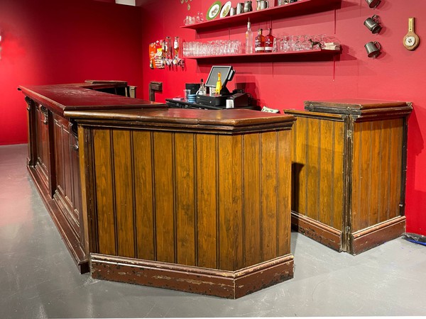 Reclaimed bar in sections