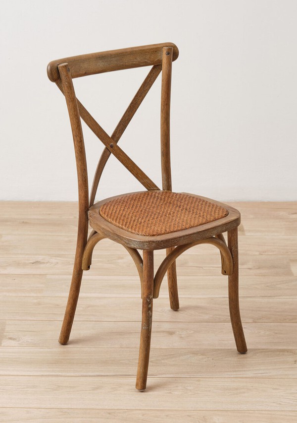 New Limed Oak Cross Back Chairs