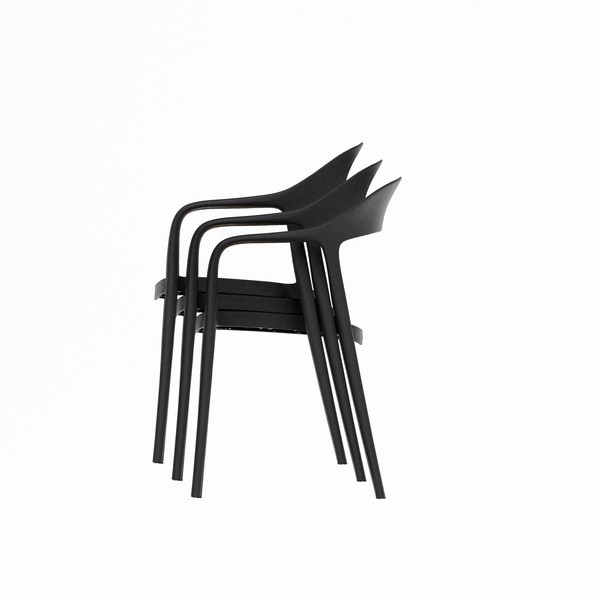 Cafe style Polypropylene Chairs