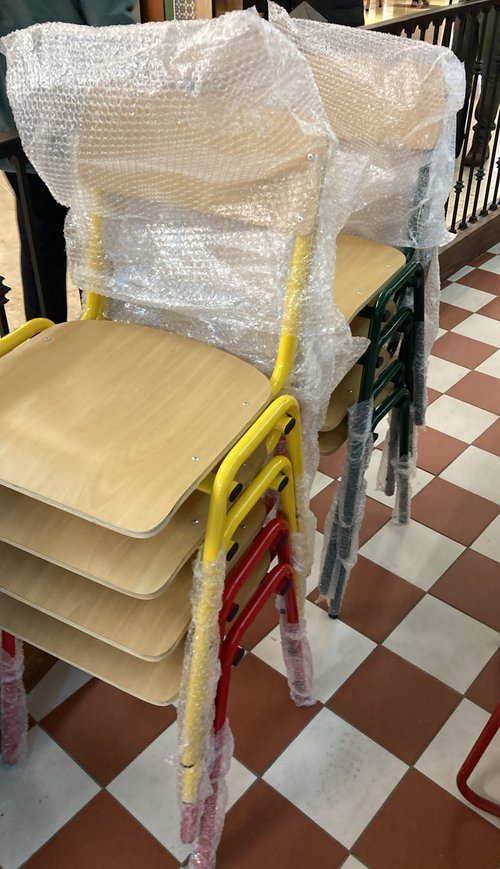 10x Stacking School Chairs For Sale