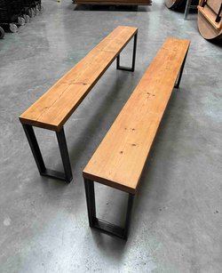 22x 6ft Wooden Bench For Sale