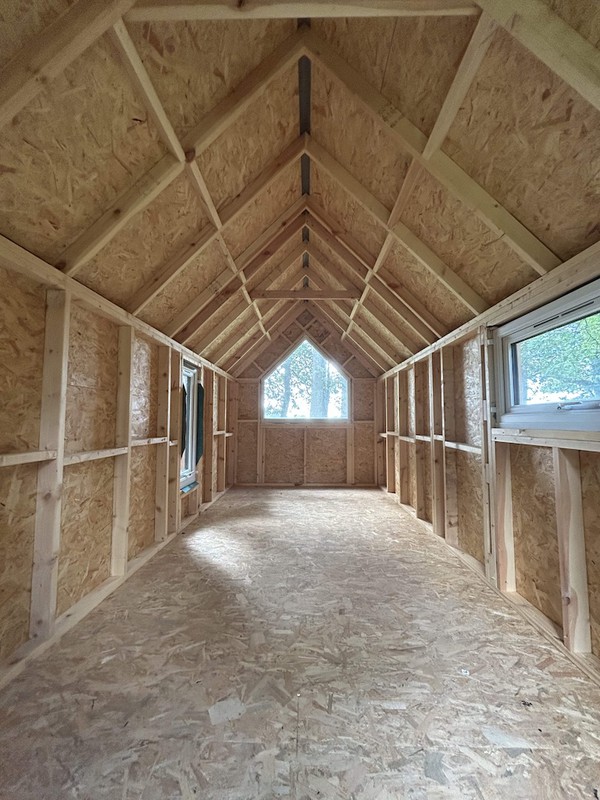 Larch Cabin interior Larch Cabin interior