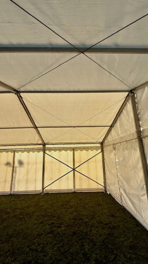 6m x 9m Frame Marquee interior