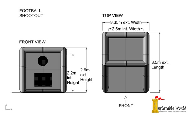 Speed test rugby target game