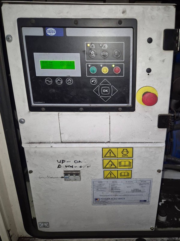 Generator with Acoustic canopy control panel