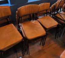 Used 43x Brown Dining Chairs