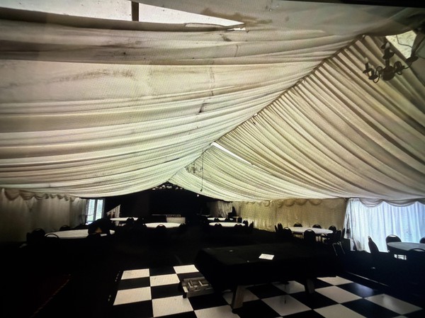 Used 12m x 35m Roder Marquee Frame