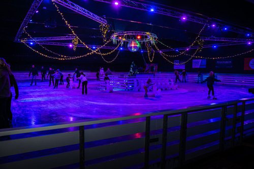 Real ice rink for sale with equipment