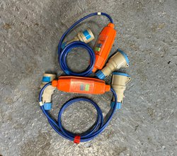 2x 16/1 Inline RCD Cable For Sale