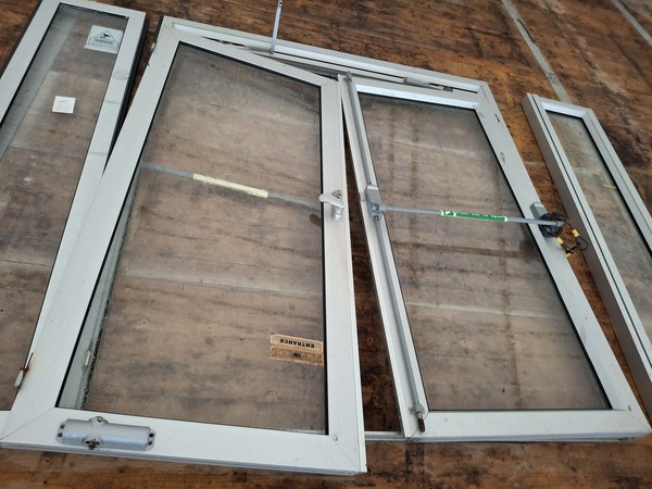 Oasis aluminium doors with panic bars