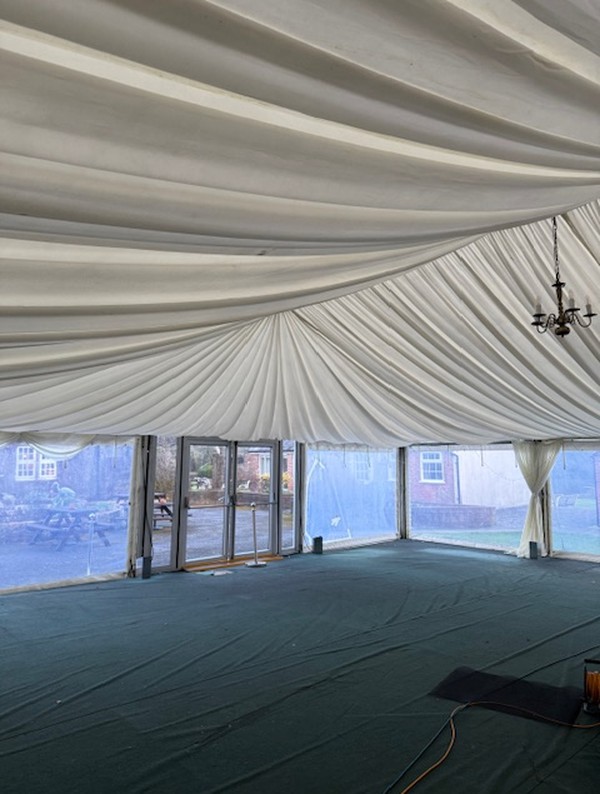 12m x 18m Marquee With Lining And Sub Floor 12m x 18m Marquee With Lining And Sub Floor