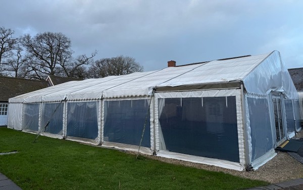 Secondhand 12m x 18m Marquee With Lining And Sub Floor Secondhand 12m x 18m Marquee With Lining And Sub Floor
