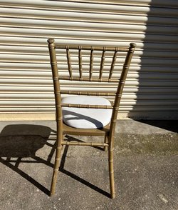 80 Gold Chiavari Chairs With Pads For Sale
