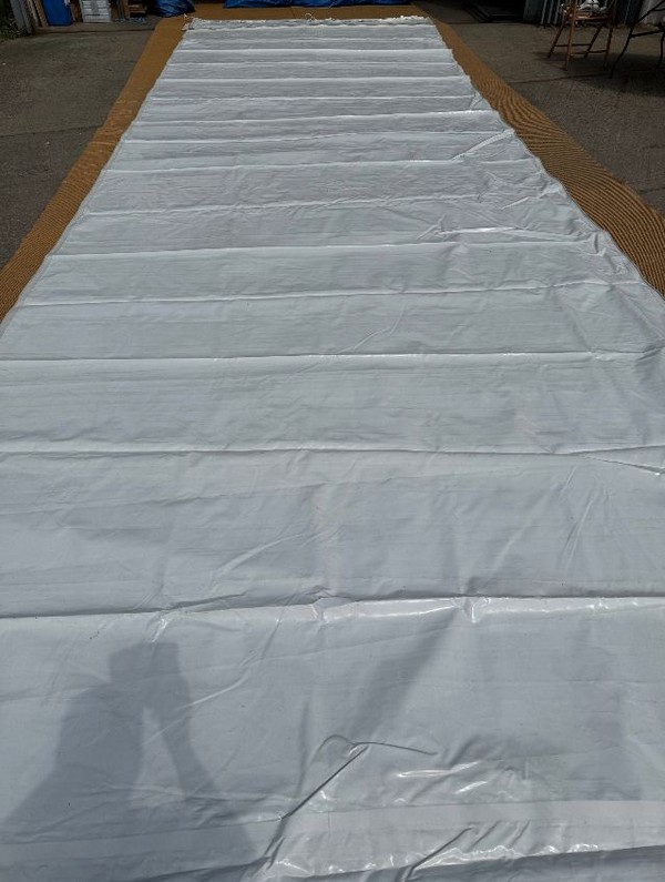 Secondhand 10x 9m White PVC Roofs Secondhand 10x 9m White PVC Roofs