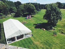 12m framed marquee by custom Covers
