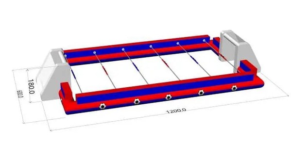 Secondhand 12m x 6m Inflatable Football