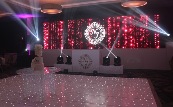 Used 16ft x 16ft Starlit LED Dance Floor