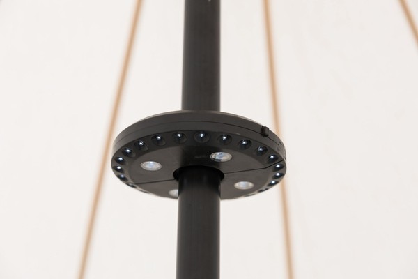 Centre pole lights for bell tents