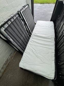 Folding beds for glamping