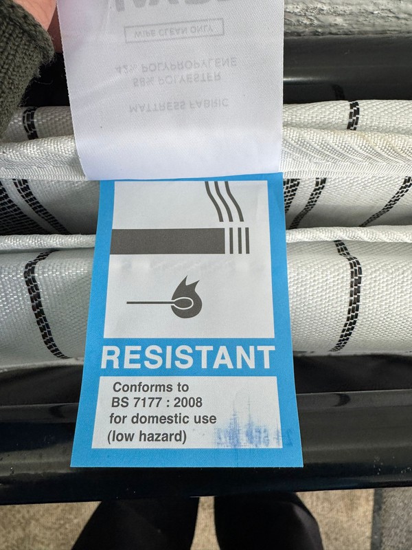 Flame resistant folding beds