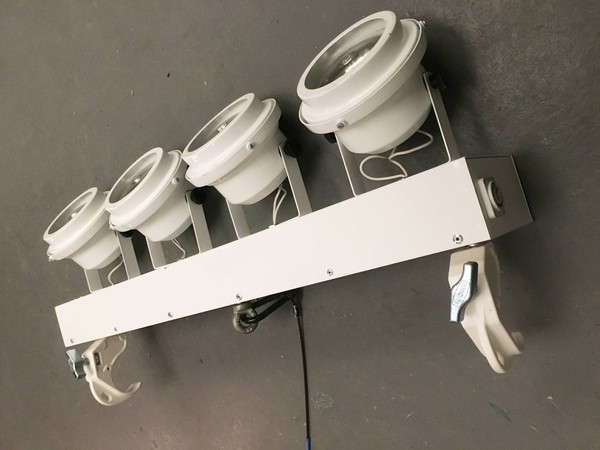 PAR 36 Pinspot 4 way Bar White