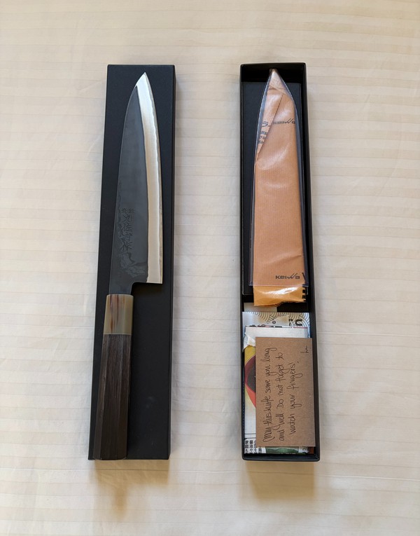 HAP-40 210MM Gyuto Black Knife