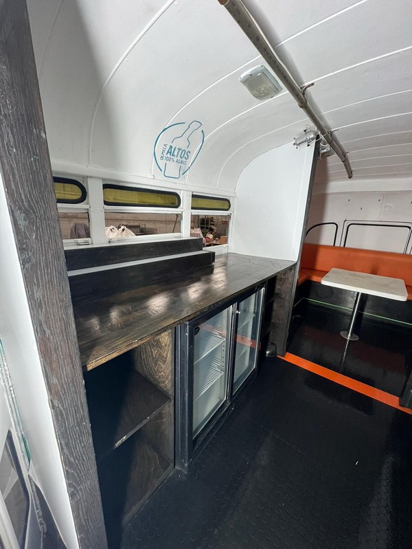 Mobile Bar In School Bus