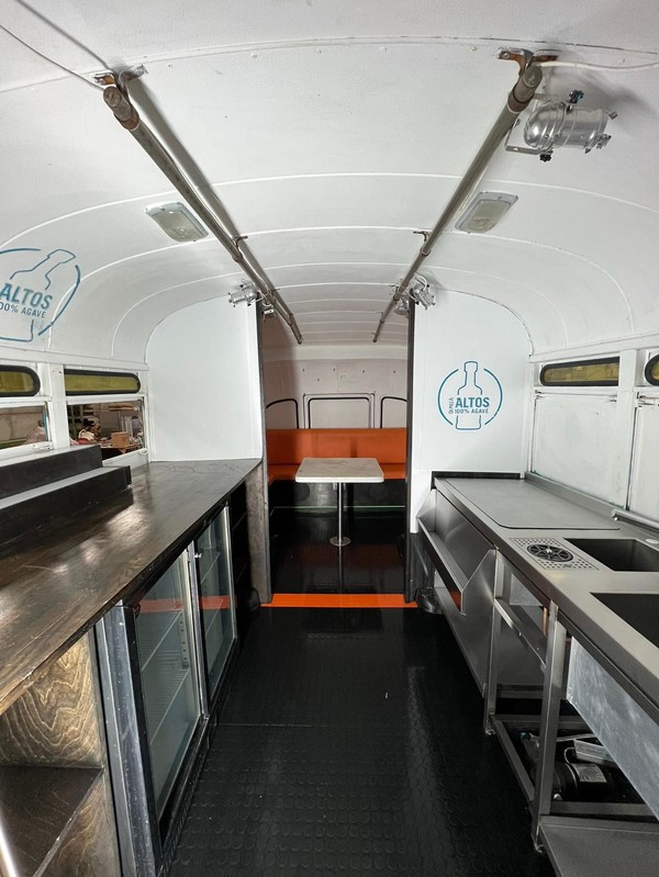 Mobile Bar In School Bus For Sale