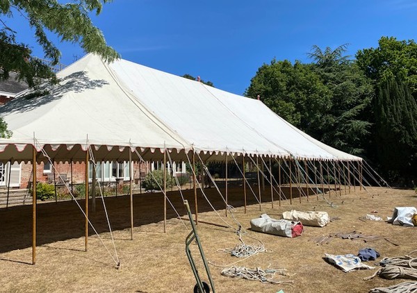 Used 70ft x 32ft Traditional Marquee For Sale