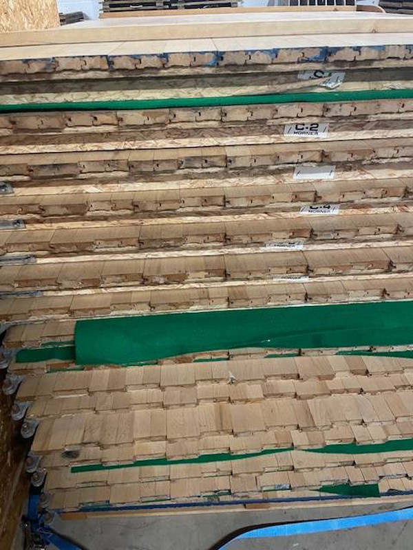 Reclaimed maple floor