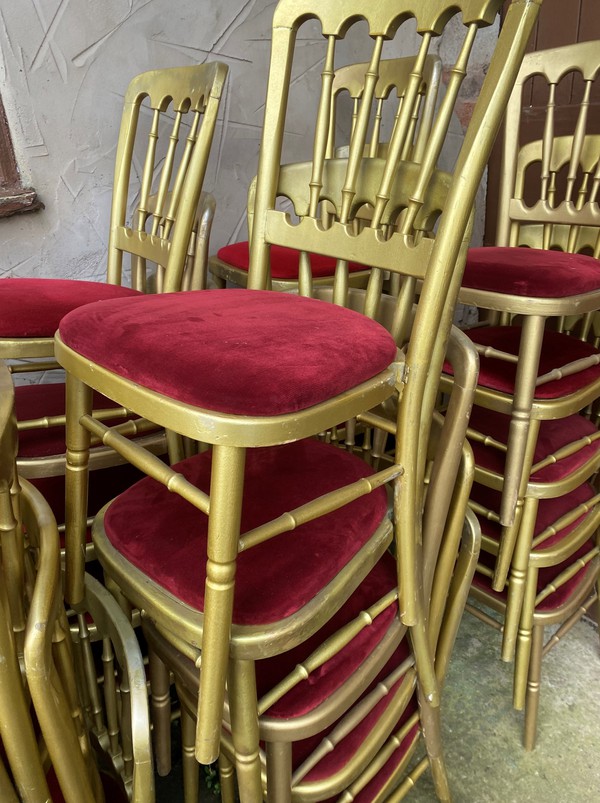 141x Gold Cheltenham Chairs For Sale