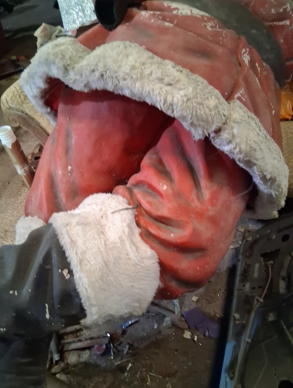 Huge Resin Santa Statue