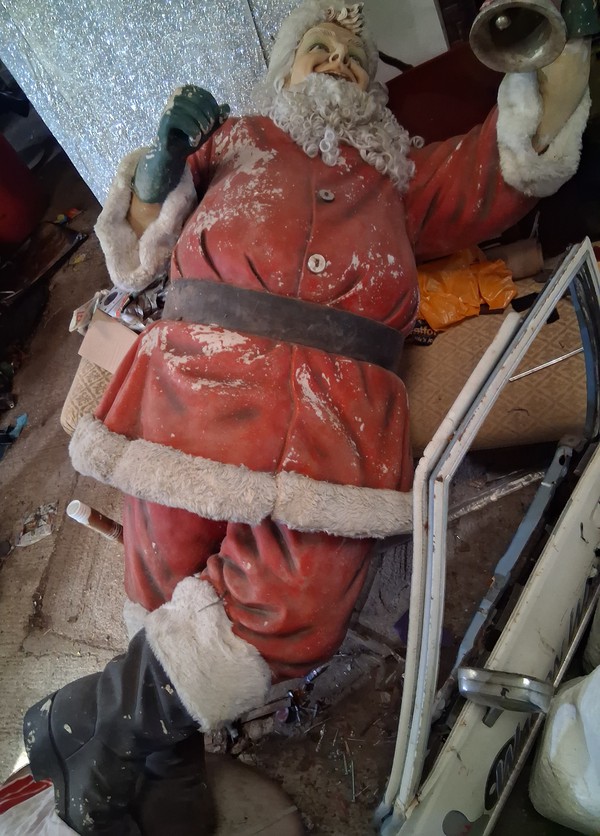 Huge Resin Santa Statue For Sale