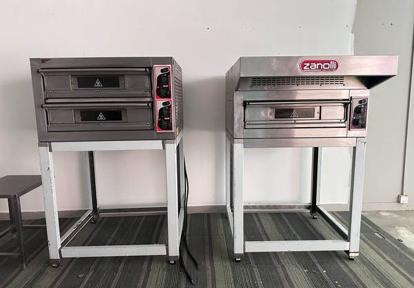 Single And Double Zanolli Pizza Ovens For Sale
