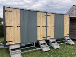 Canaba Showering Shepherds Hut Trailer