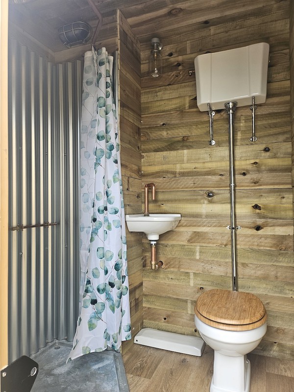 Shepherds Hut Shower Trailer