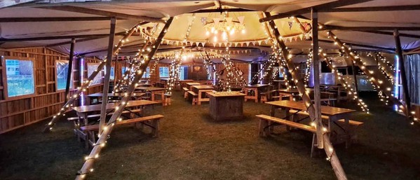 Giant Tipi Interiors