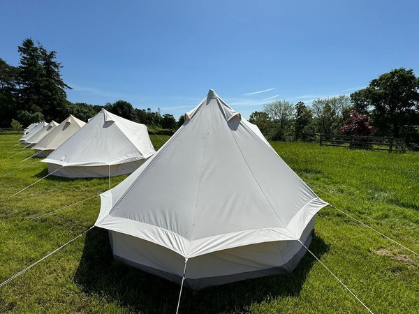 Used canvas bell tents