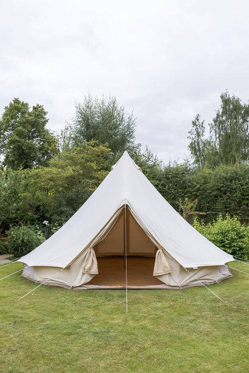 6metre canvas bell tent