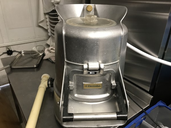 Fish and chip shop potato peeler