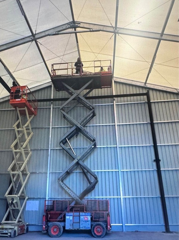 Secondhand 25m x 15m Warehouse Structure