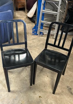 22x Metal Cafe Chairs For Sale