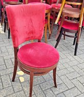 45x Red Padded Chairs