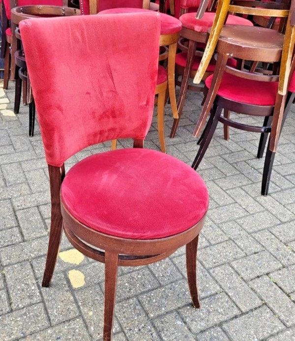45x Red Padded Chairs