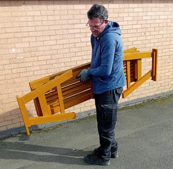 New Folding Wooden Benches New Folding Wooden Benches